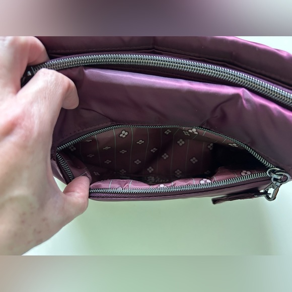 LUG MOONWALK CROSSBODY BAG WINE NWT - Picture 3 of 7